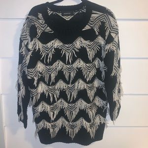 Minkpink Black and White Sweater